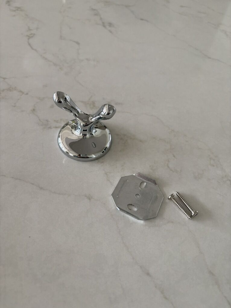 Double Wall Robe, Towel, Coat Hook with Hardware