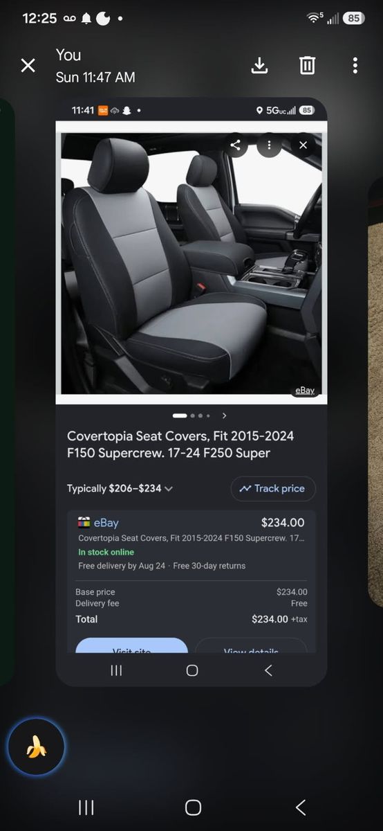 Covertopia Z10-XB Custom-Fit Faux Leather Seat Covers for Ford F-150 SuperCrew & Super Duty