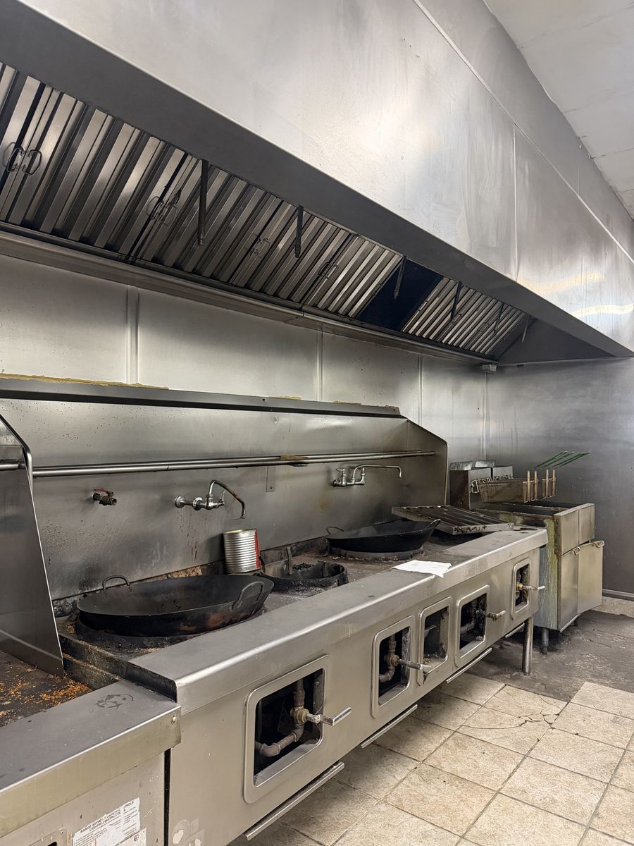 Commercial Kitchen Hood & Wok Station Equipment