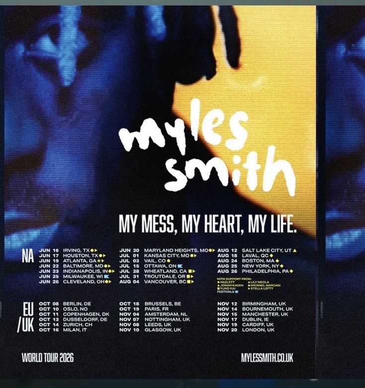 Myles Smith Concert Tickets