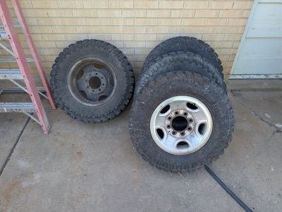 Goodyear Tires & 8-Lug Steel Wheels - Fits Chevy 2500 (1999-2010)