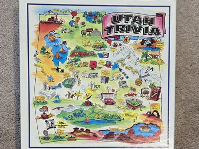 Utah Trivia Family Board Game Vintage 1992