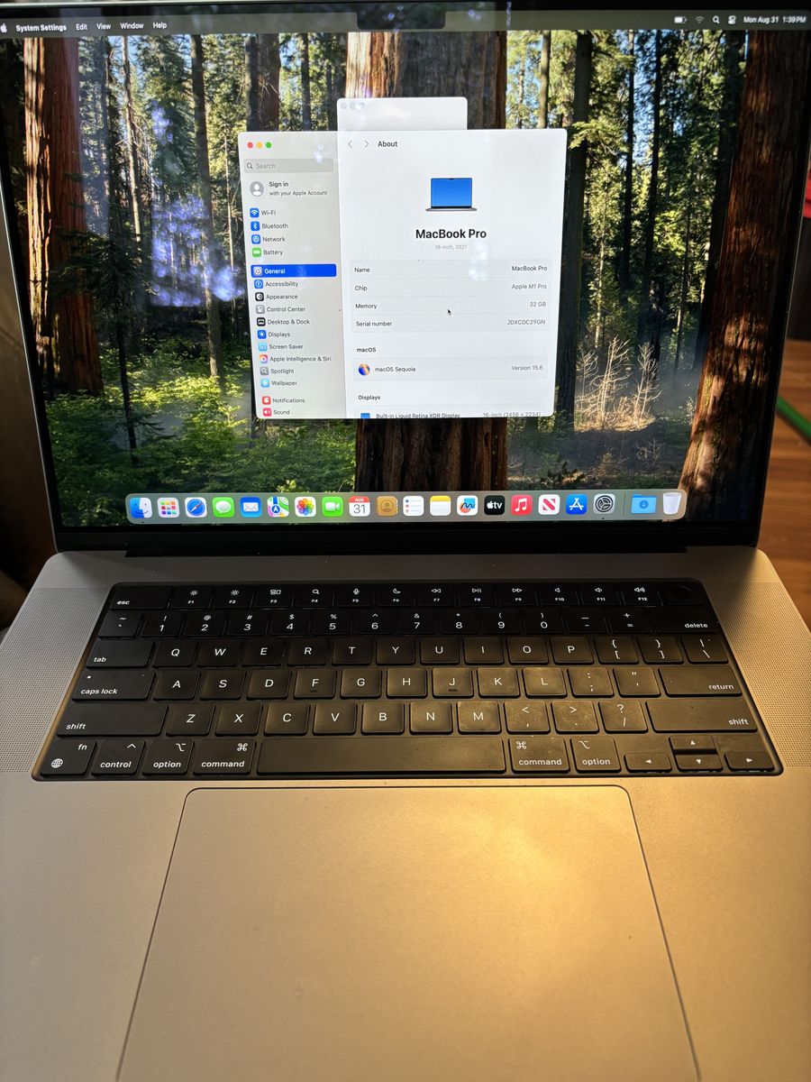 BACK TO SCHOOL DEAL!!! 16" 2021 MACBOOK PRO with M1 Pro, 32gb ram, 512gb ssd and 120 day warranty!!!