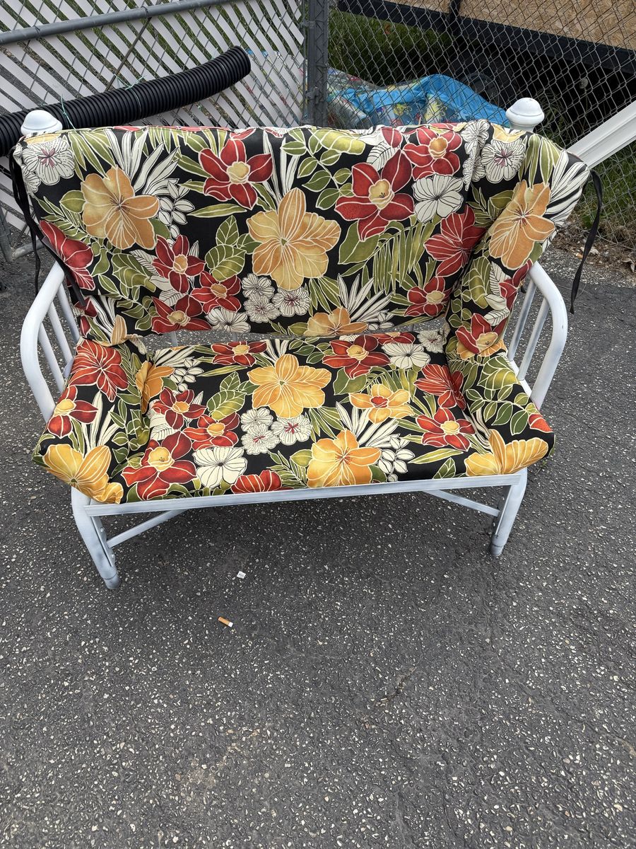 Old Metal Palio Bench