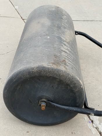 Yard Roller Agri-Fab Inc tow behind lawn roller 400lb capacity.
