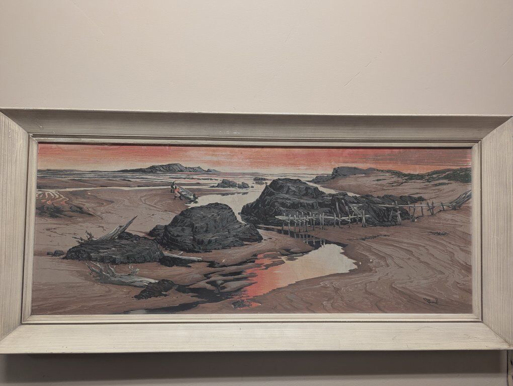 Panoramic Coastal Scene "Bunnell" – Canvas Print