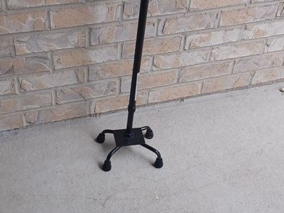 Adjustable Quad Cane and Folding Walker - Mobility Aid Set
