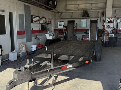 Heavy Duty Hauler Utility Trailer - Tandem Axle with Wooden Deck and Ramps