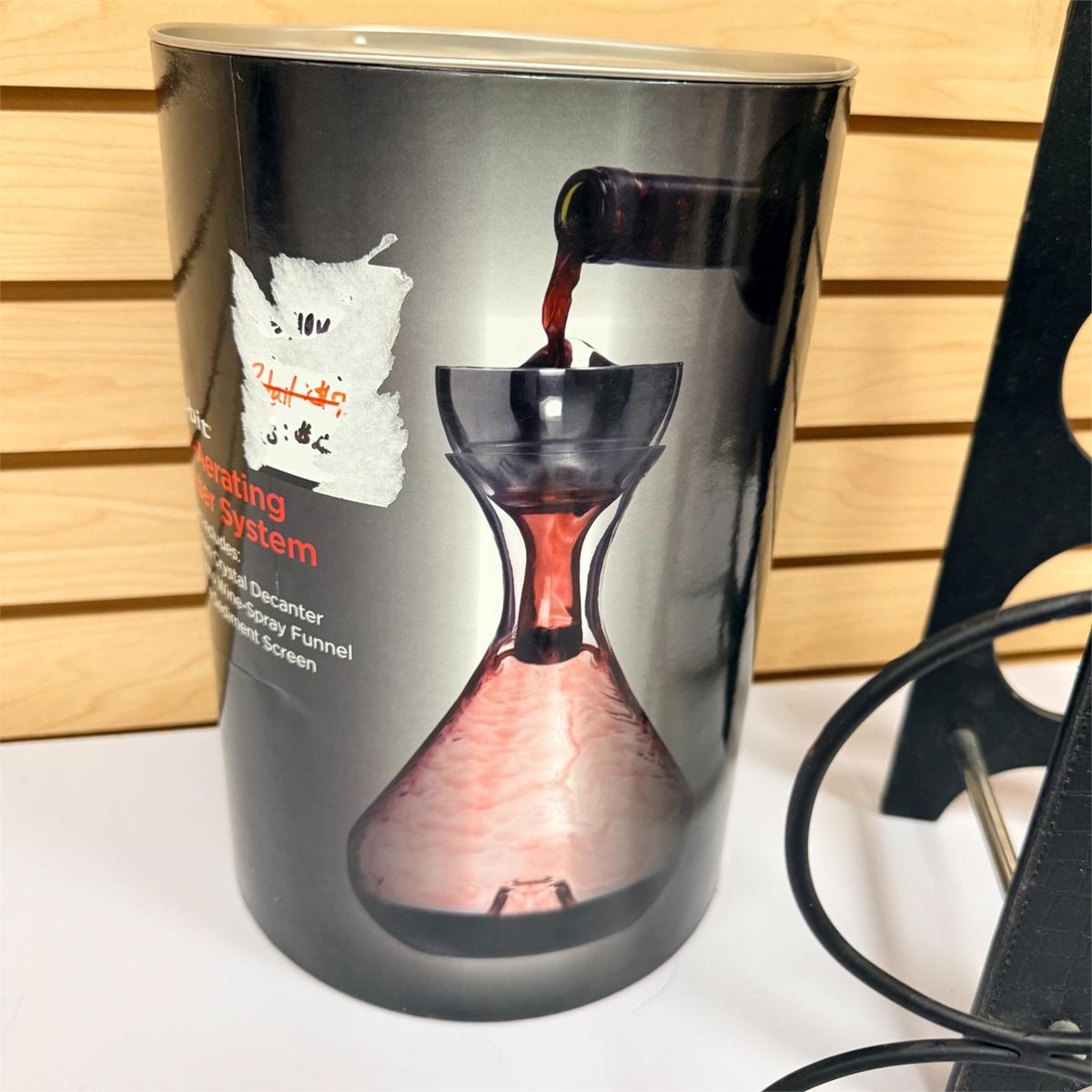 Rabbit Wine aerating/pouring system in original canister