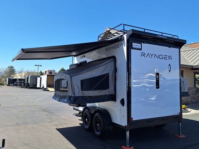 2026 Raynger RAYNGER 7x13 Off Road Toy Hauler Camper UTV/ATV Pkg, Insulated, A/C, Heat New