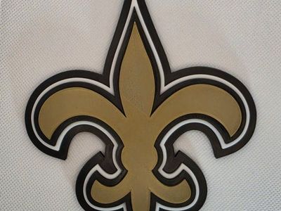 NFL New Orleans Saints 3D Printed Logo
