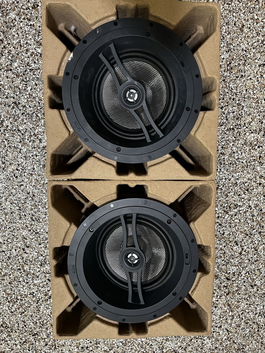 OSD 8" Trimless Ceiling Speaker 175W LCR Home Theater Surround, Contour Switch, ACE870 (Pair)