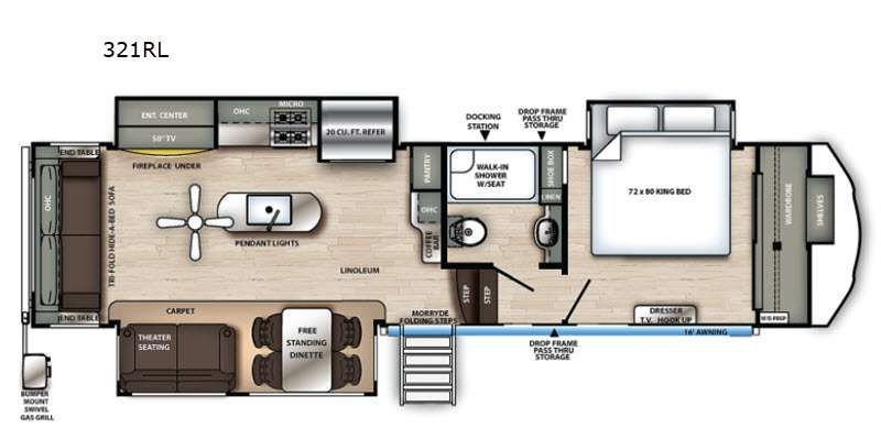 Used 2021 Forest River RV Sandpiper 321RL