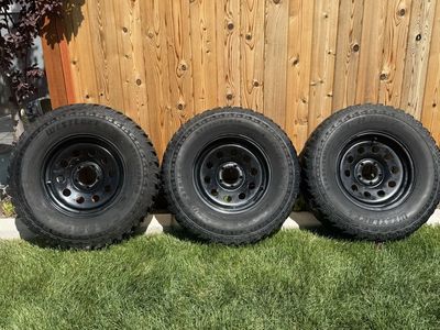 Three Trailer Tires and Wheels