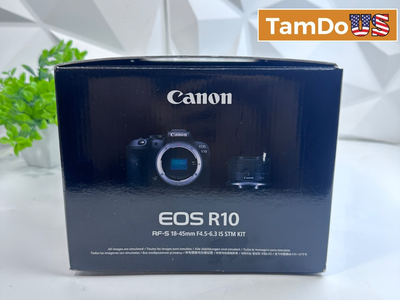 Canon EOS R10 Mirrorless Camera Kit with RF-S 18-45mm IS STM Lens
