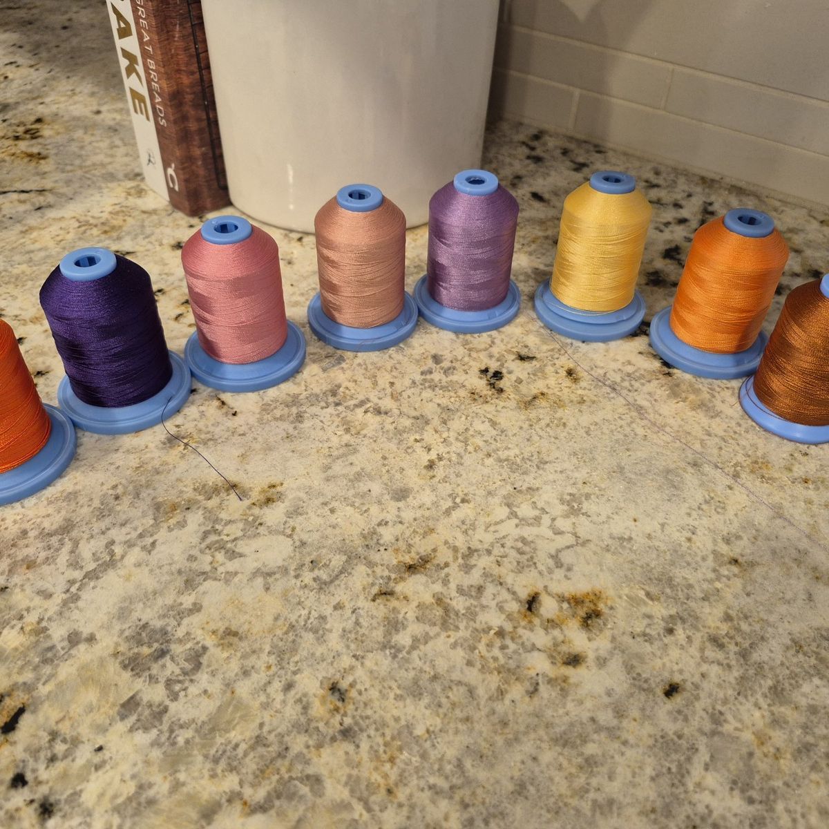 Embroidery Thread Lot of 8