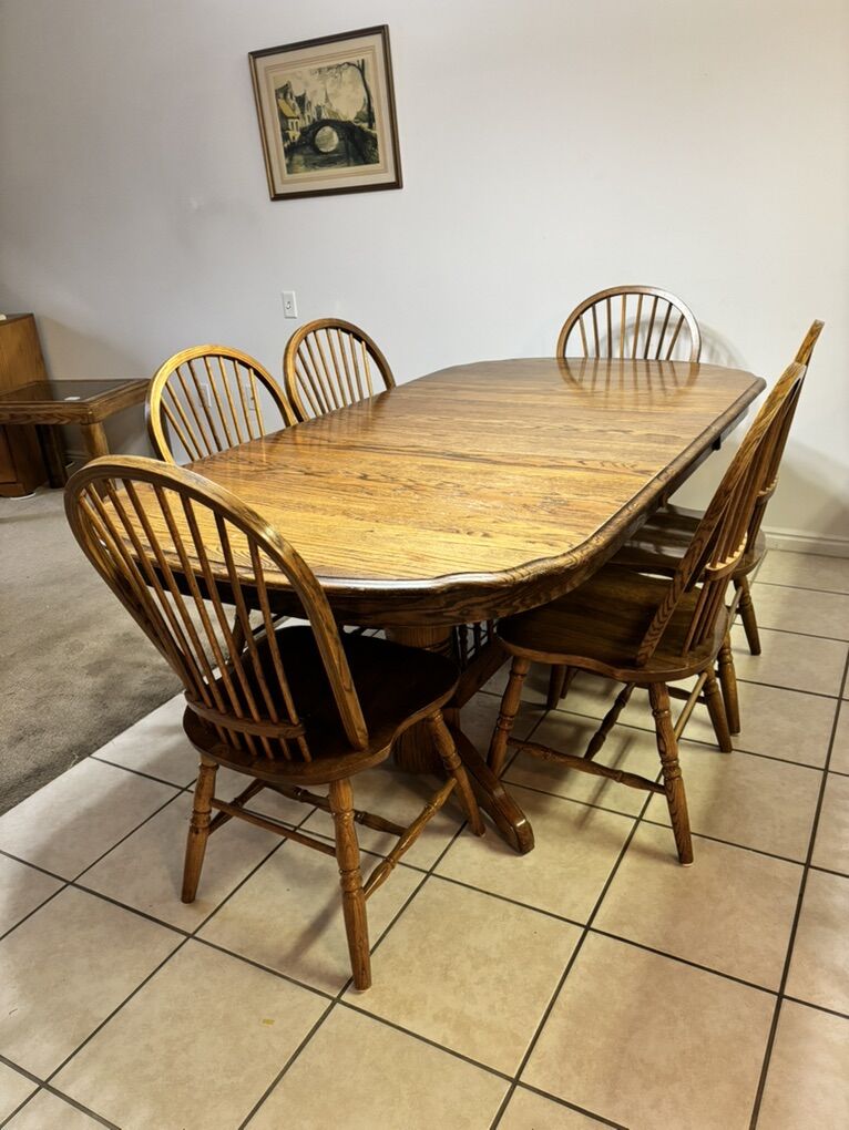 Large Solid Oak Table