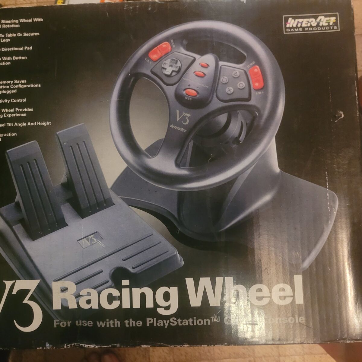 V3 Steering wheel for Original Playstation