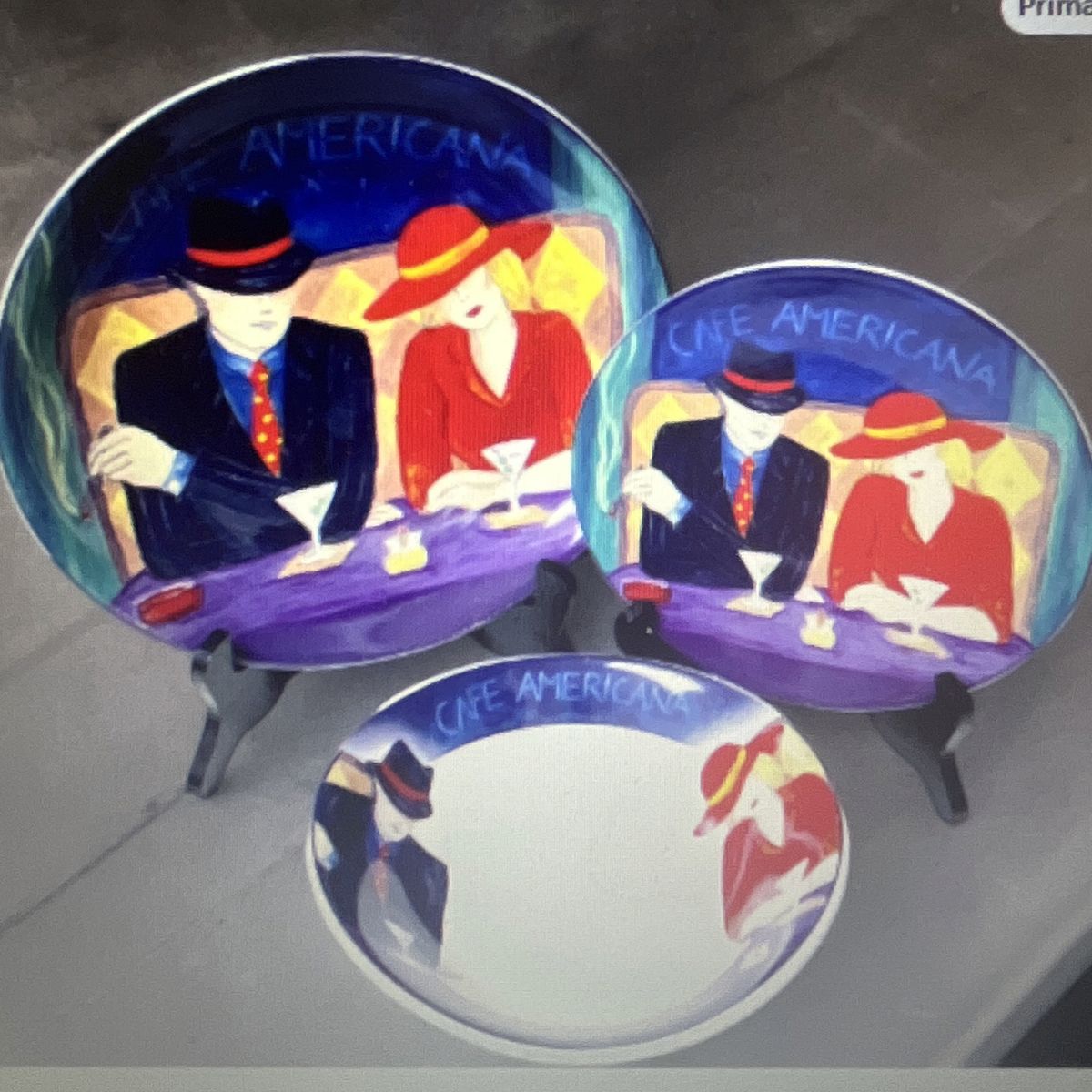 Sango Cafe Americana Plates Bowl Dinnerware