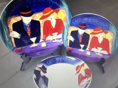 Sango Cafe Americana Plates Bowl Dinnerware