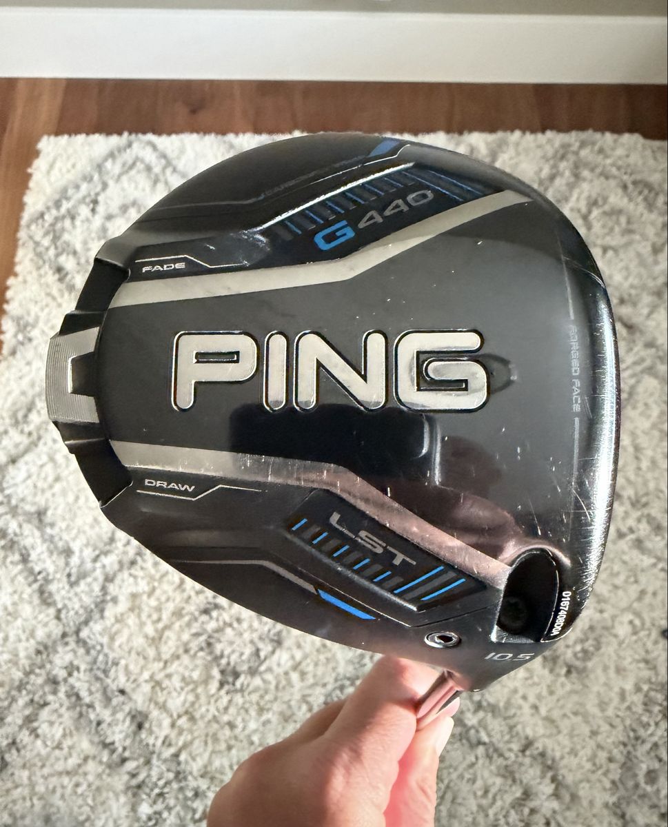 Ping G440 LST 10.5 Driver Stiff Shaft GolfPride MCC Alignmax +4 Midsize Grip