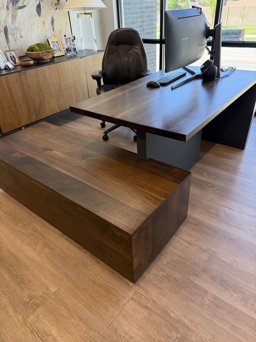 Custom Solid Wood Desk