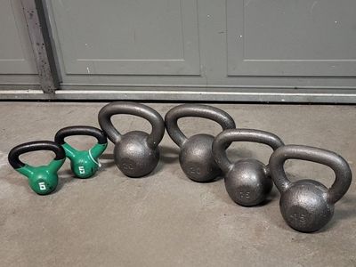 kettlebells