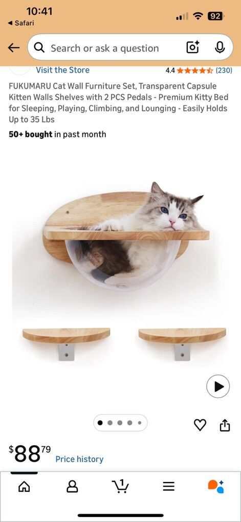 FUKUMARU Cat Wall Furniture Set