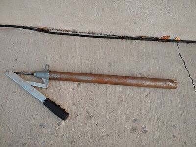 Vintage Manual Barrel Liquid Pump Hand Lever for Oil, Gasoline