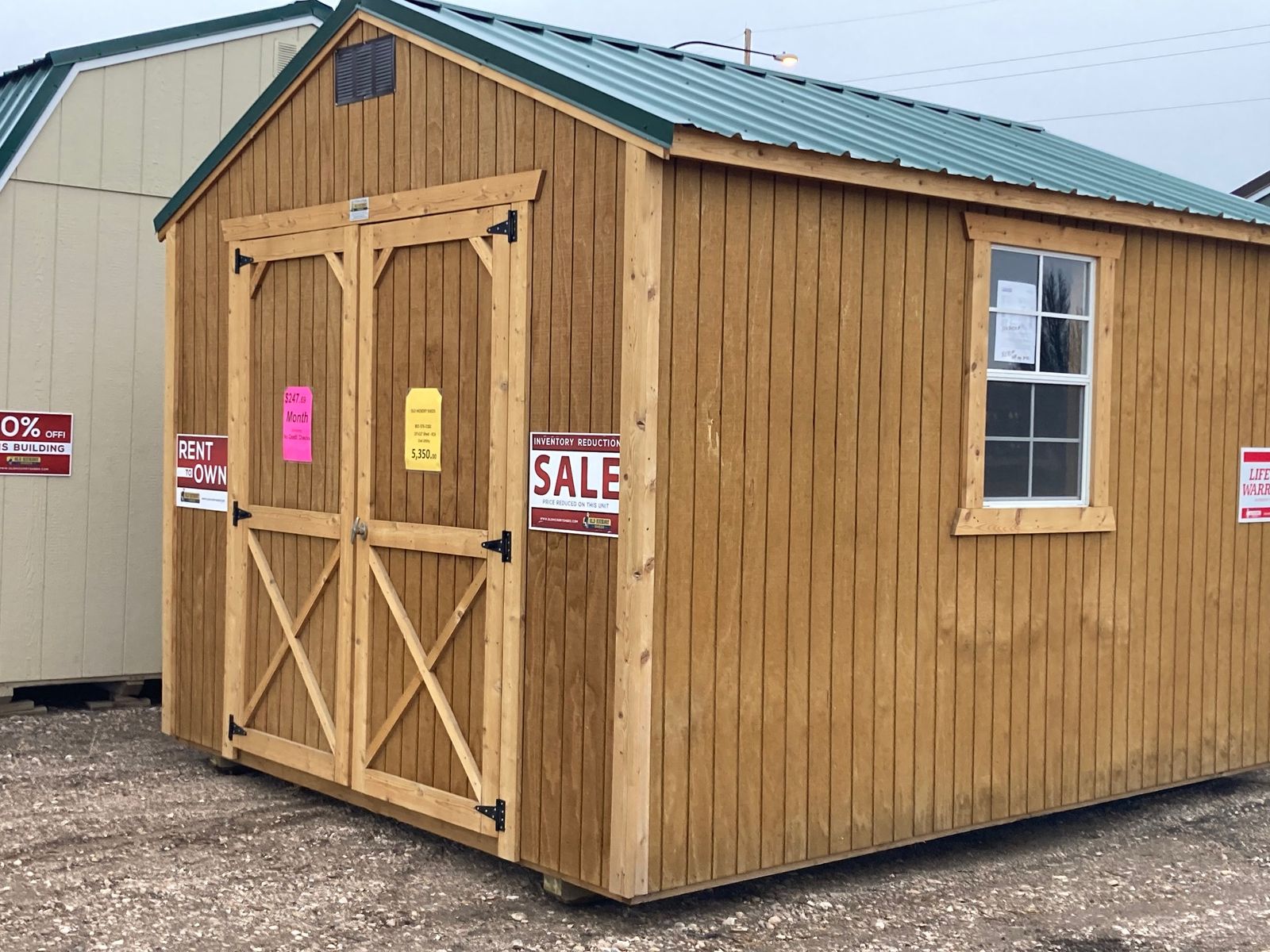 25% OFF 10x12 End Utility Shed With Windows! 90 Days same as Cash!