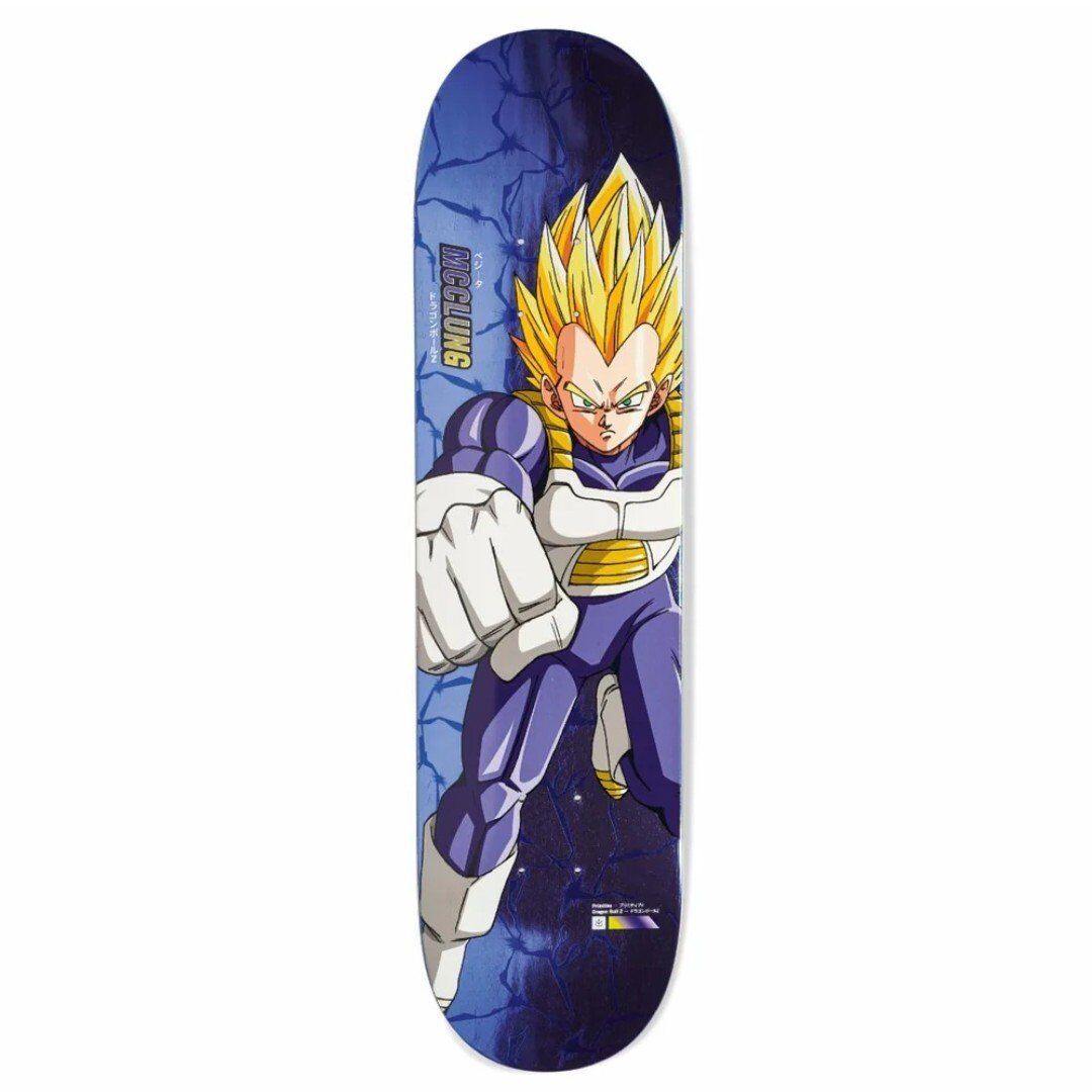 NEW-Primitive Dragon Ball Z Vegeta Skateboard Deck