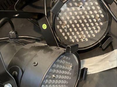 2 venue Led RGB color blending lights