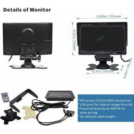 JOINLGO 1080P GPS Truck Camera System