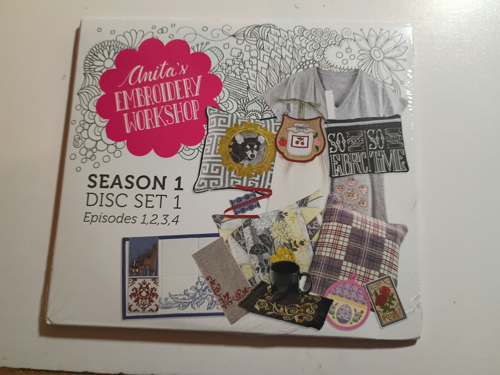 Anita Goodesign Embroidery Workshop Season 1 Discs 1, 2, 3 (36 designs)