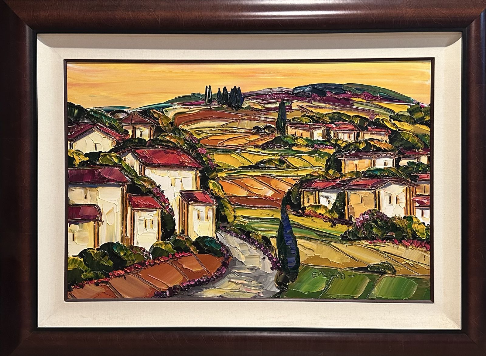 Tuscan oil painting