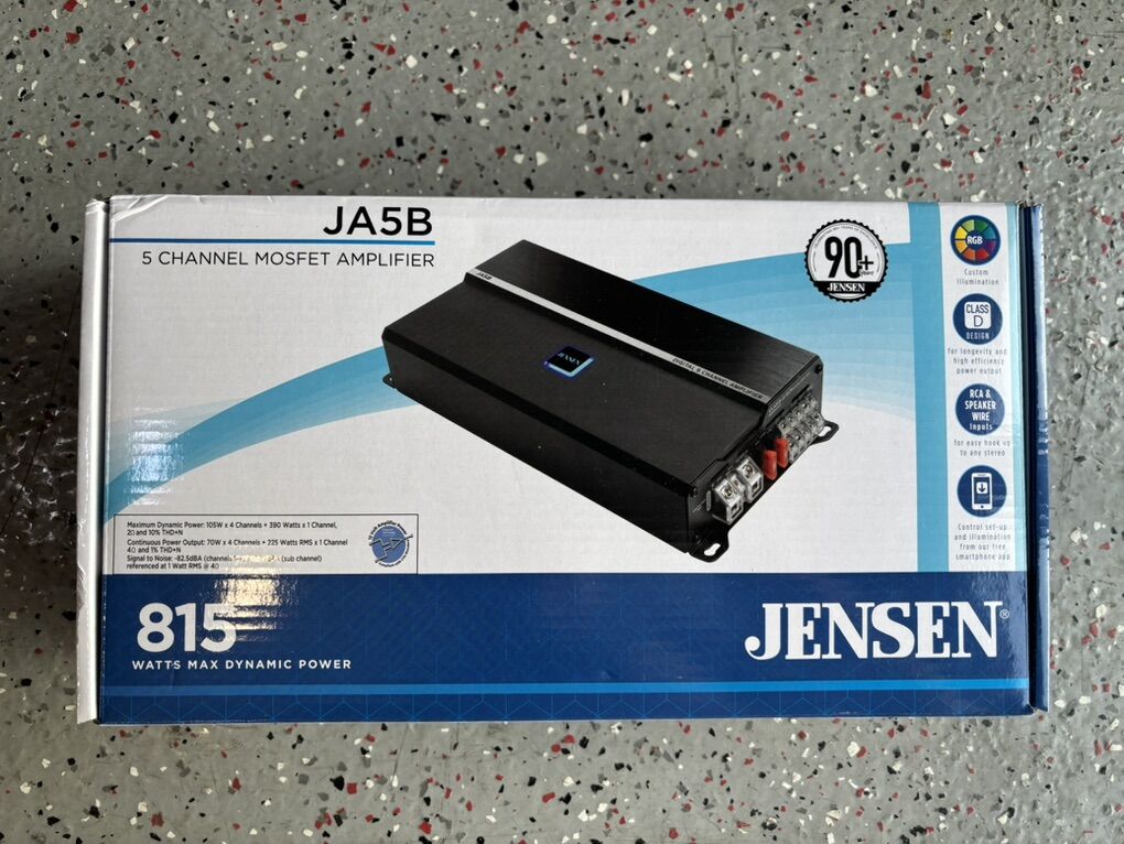 Jensen JA5B 5-Channel Amplifier 815 watts