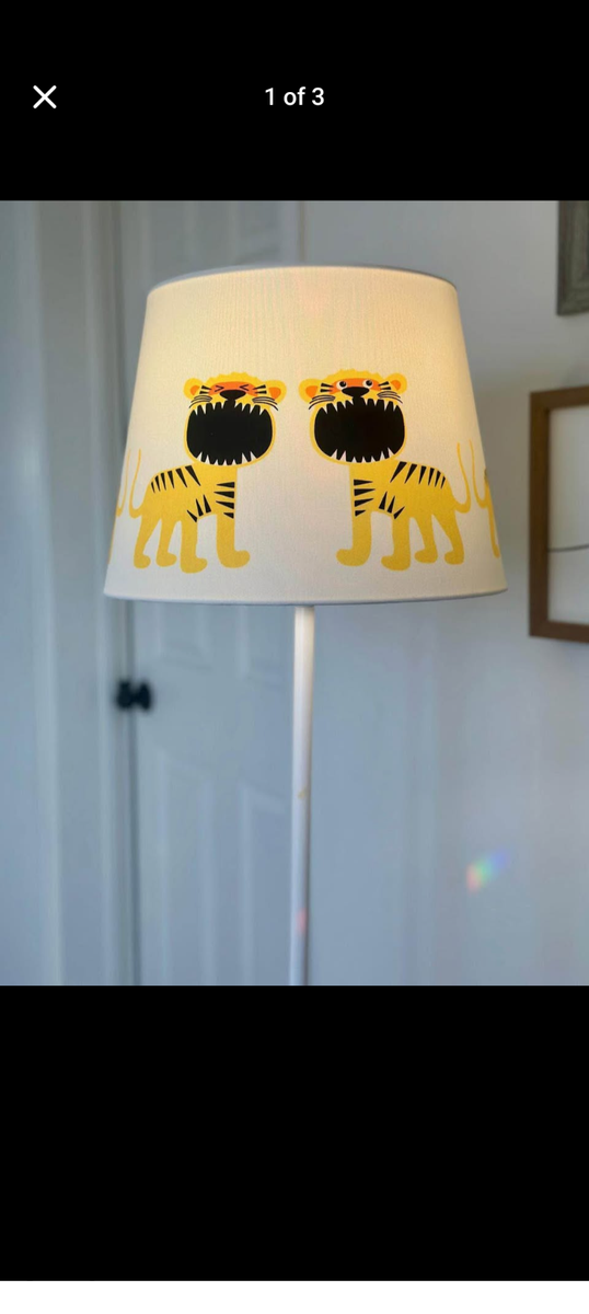 IKEA floor lamp, kids floor lamp, kids room decor