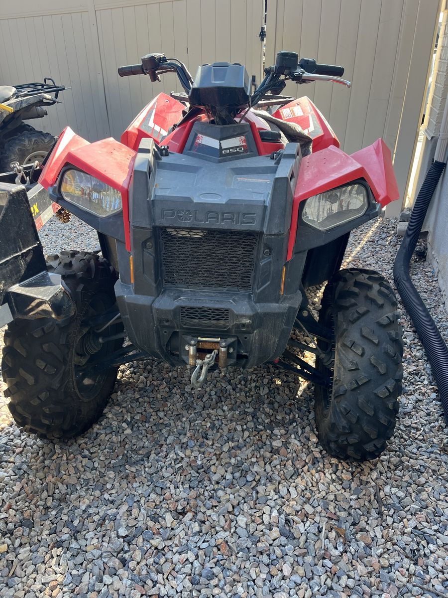 Polaris Scrambler 850 HO Red ATV/Four Wheeler