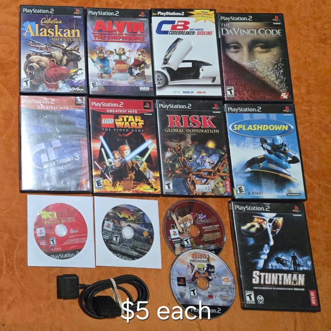 Ps2 games $5 each including Final Fantasy X! Trades considered!