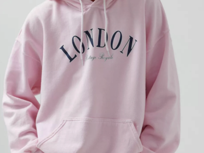 Urban Outfitters London Destination Hoodie Sweatshirt - Size XL