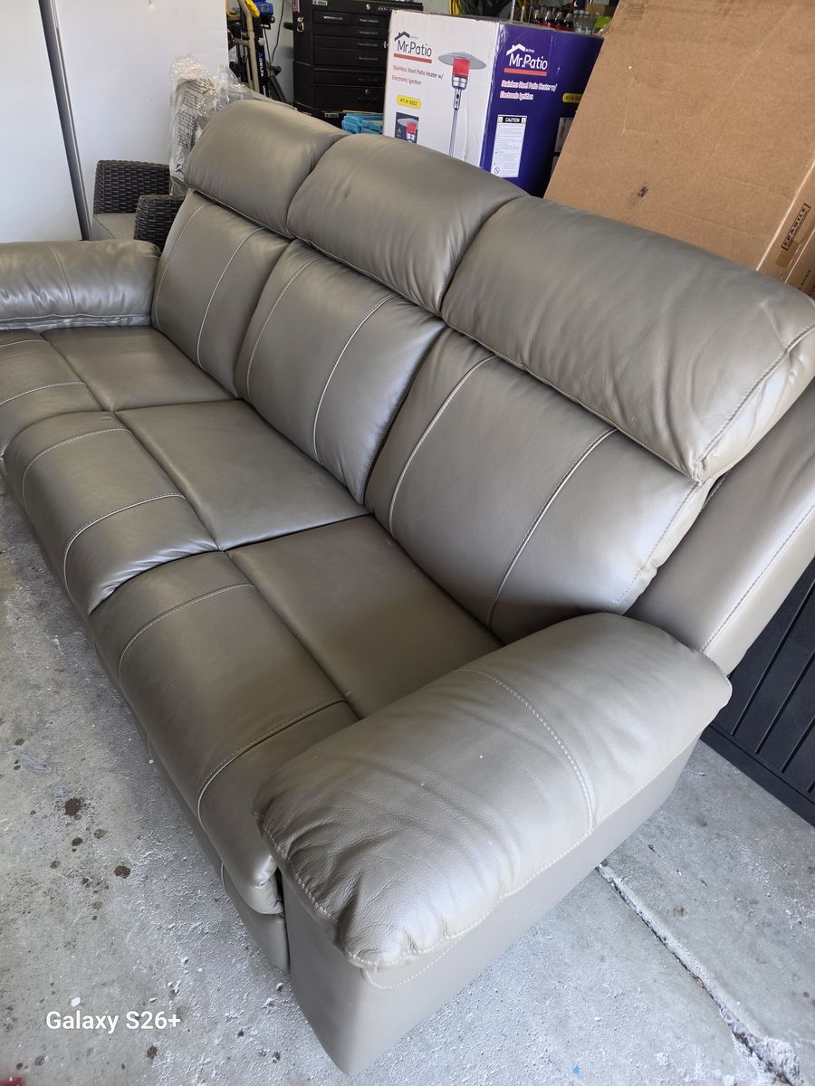 Leather sofa