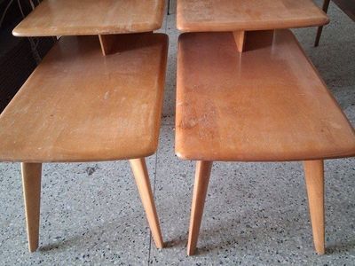 HEYWOOD WAKEFIELD MID MODERN TABLES