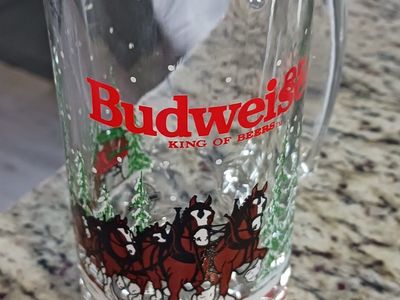 2 budwiser mugs