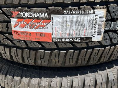 275/65r18 Yokohama A/T 116H * new pair (2)*