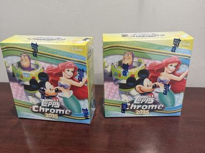 2025 Topps Chrome Disney Pixar Mega Box (2-Pack) - Exclusive Parallels & Zootopia Icons