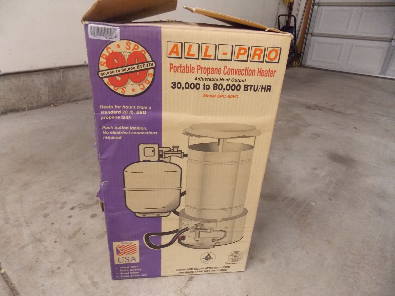 Portable Propane Convection Heater