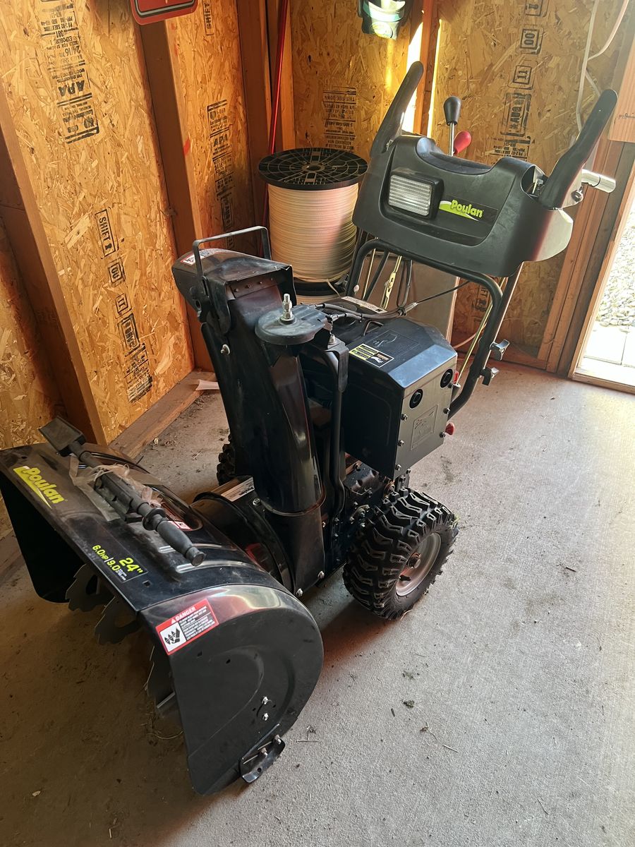 Poulan Pro 6.0 HP 24" Two-Stage Gas Snow Blower - Powerful & Reliable Winter Machine