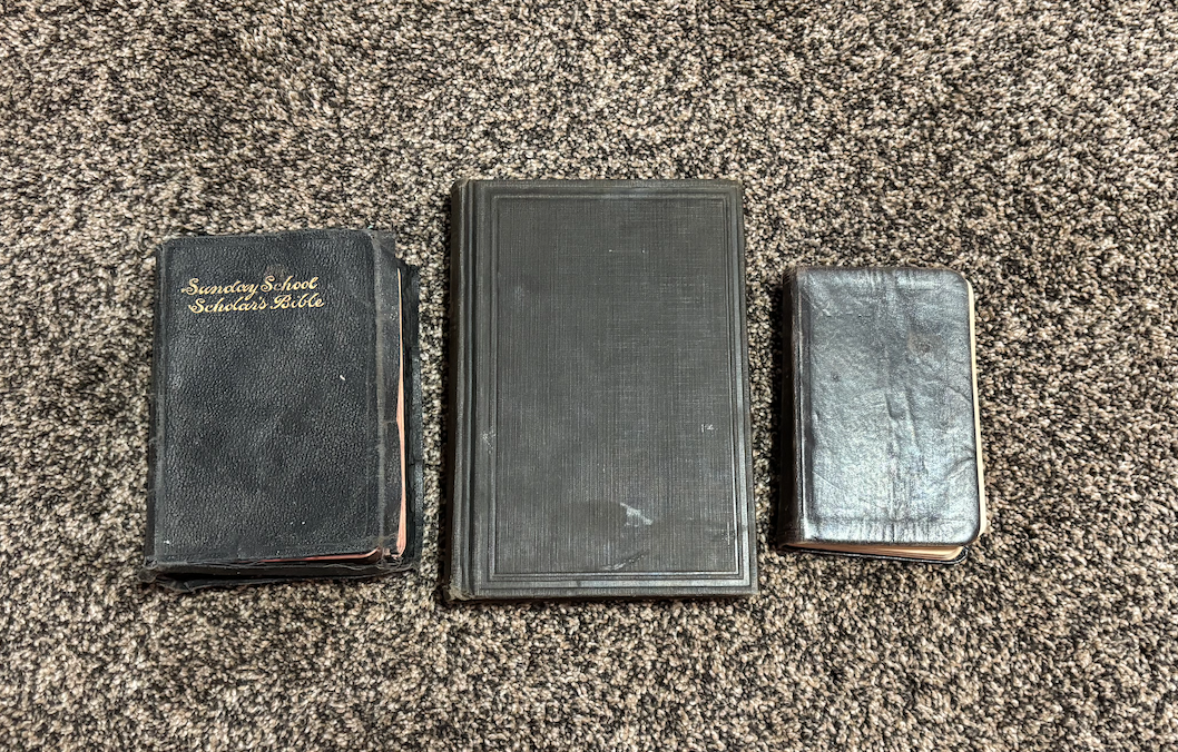 Vintage Book Collection: 1920 Heber J. Grant Book of Mormon, Sunday School Scholars Bible