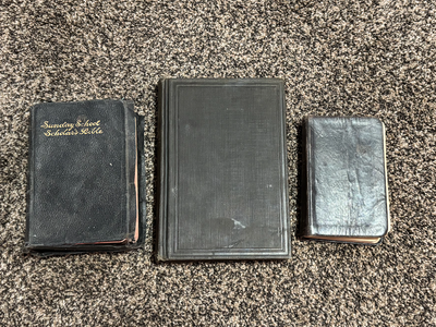 Vintage Book Collection: 1920 Heber J. Grant Book of Mormon, Sunday School Scholars Bible