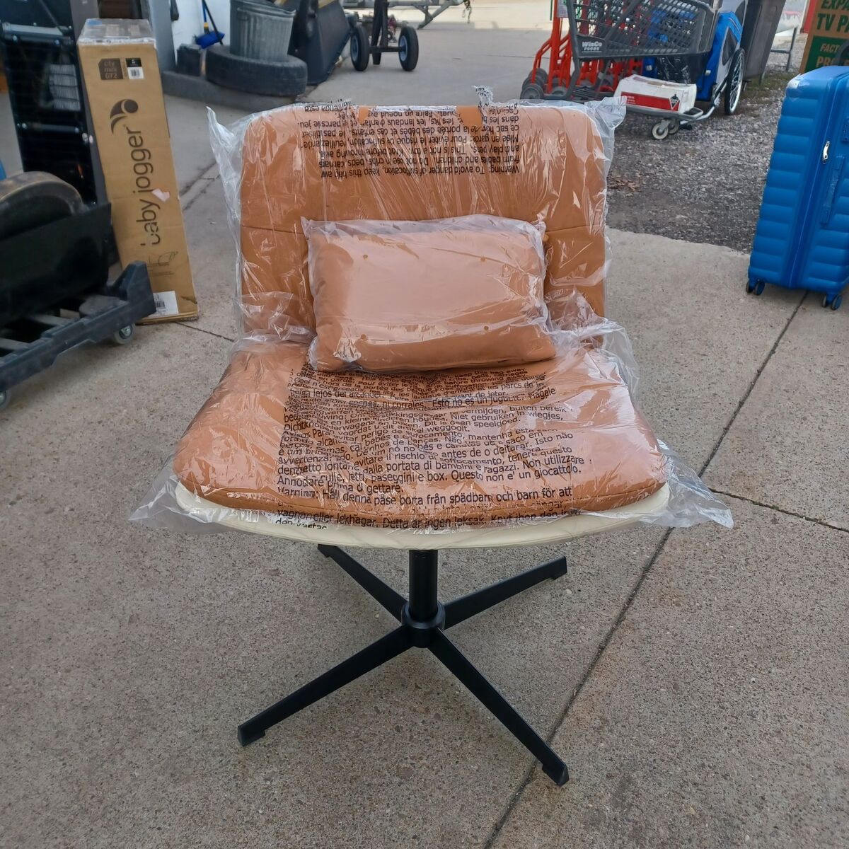 large armless office chair